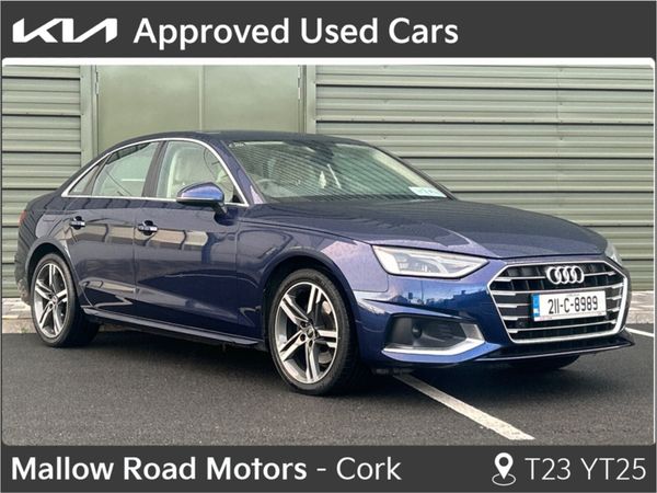 Audi A4 Saloon, Diesel, 2021, Blue