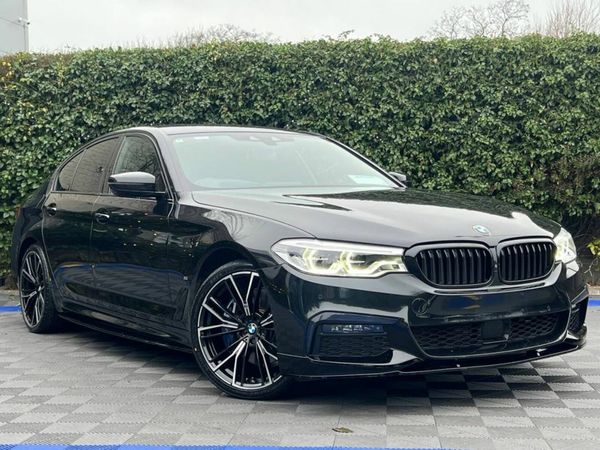 BMW 5-Series Saloon, Petrol, 2020, Black