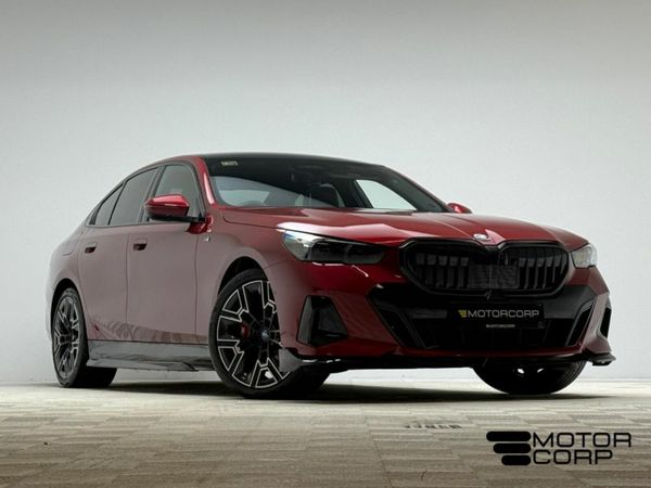 BMW 5-Series Saloon, Petrol Plug-in Hybrid, 2025, Red