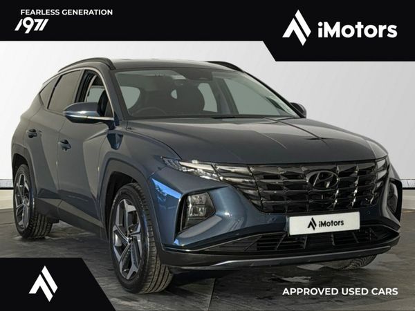 Hyundai Tucson SUV, Petrol Hybrid, 2021, Blue