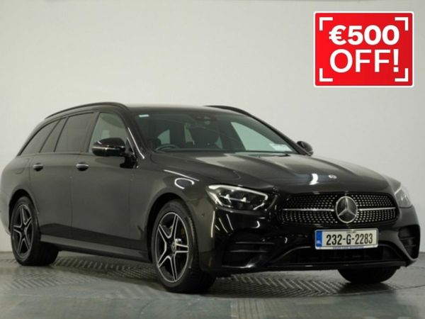 Mercedes-Benz E-Class Estate, Diesel Plug-in Hybrid, 2023, Black