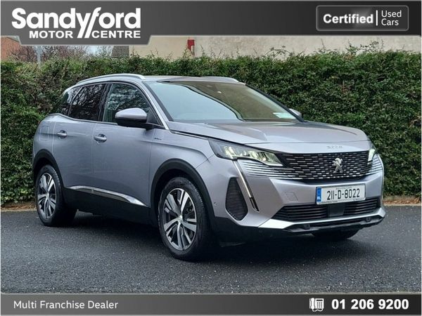 Peugeot 3008 SUV, Petrol Plug-in Hybrid, 2021, Grey
