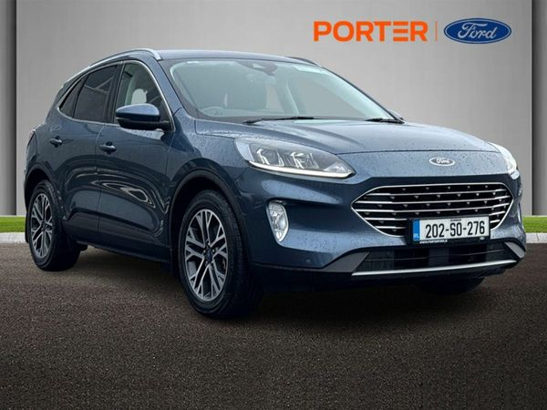 Ford Kuga SUV, Petrol Plug-in Hybrid, 2020, Blue