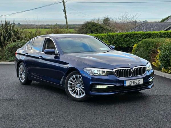 BMW 5-Series Saloon, Diesel, 2018, Blue