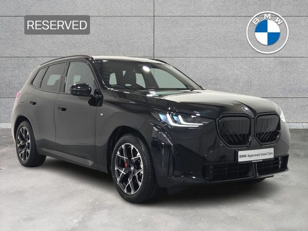 BMW X3 SUV, Petrol Plug-in Hybrid, 2025, Black