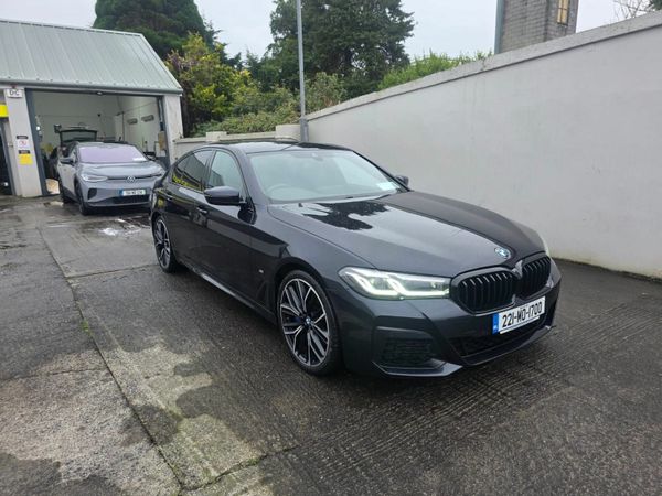 BMW 5-Series Saloon, Diesel, 2021, Black