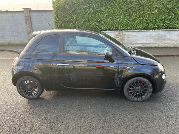 Fiat 500 Hatchback, Petrol, 2012, Black