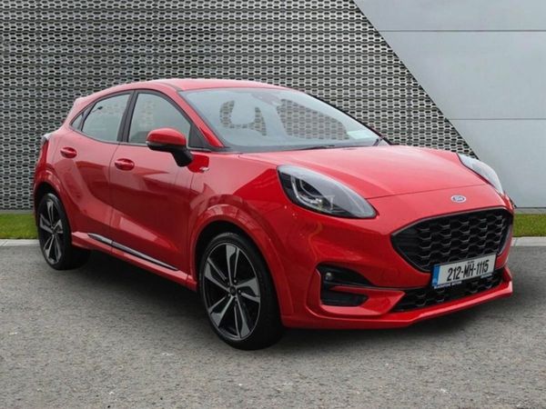 Ford Puma MPV, Petrol Hybrid, 2021, Red