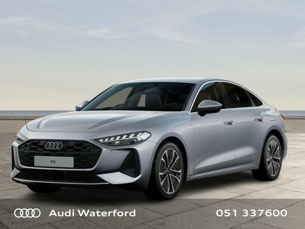 Audi A5 Saloon, Petrol Hybrid, 2026, Silver