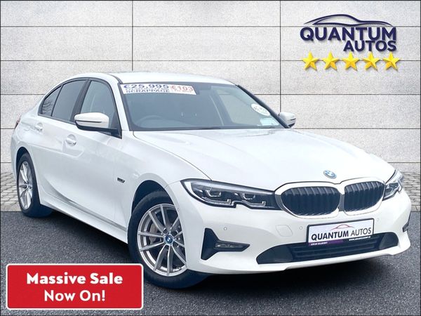 BMW 3-Series Saloon, Petrol Plug-in Hybrid, 2021, White