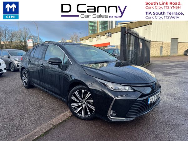 Toyota Corolla Saloon, Petrol Hybrid, 2022, Black
