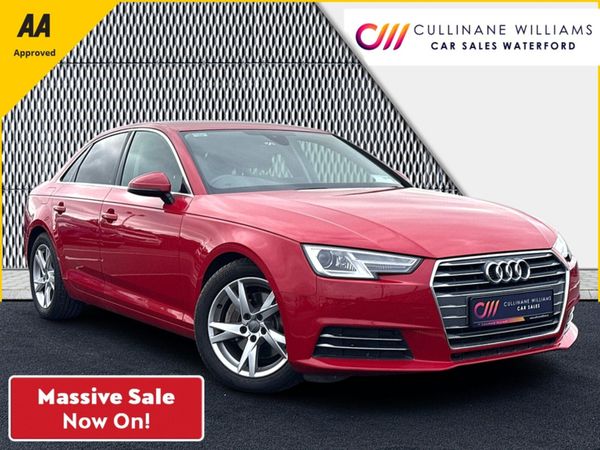 Audi A4 Saloon, Diesel, 2018, Red