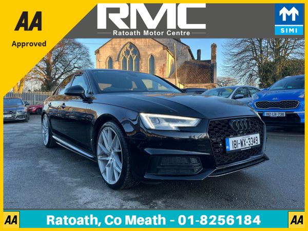 Audi A4 Saloon, Petrol, 2018, Black