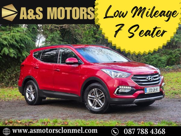 Hyundai Santa Fe SUV, Diesel, 2017, Red
