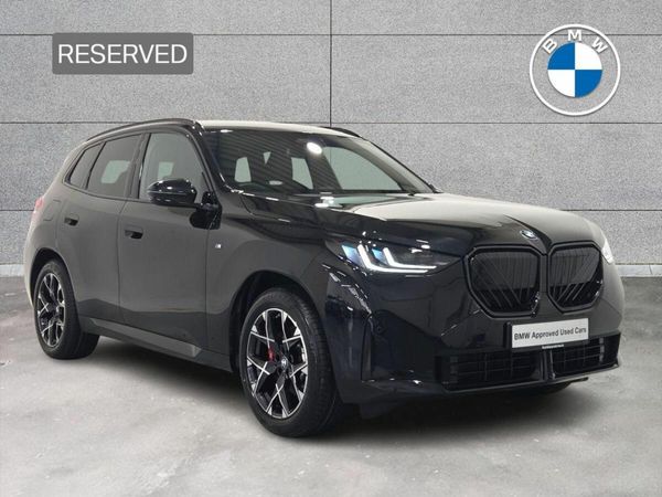 BMW X3 SUV, Petrol Plug-in Hybrid, 2025, Black