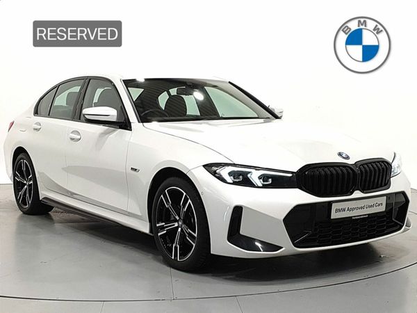 BMW 3-Series Saloon, Petrol Plug-in Hybrid, 2023, White