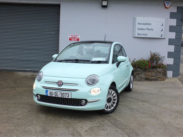 Fiat 500 Hatchback, Petrol, 2016, Green