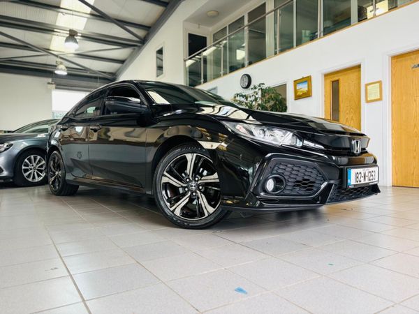 Honda Civic Hatchback, Petrol, 2018, Black