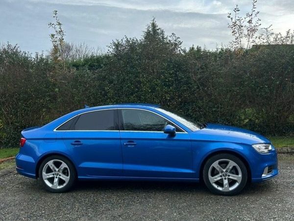 Audi A3 Saloon, Petrol, 2018, Blue