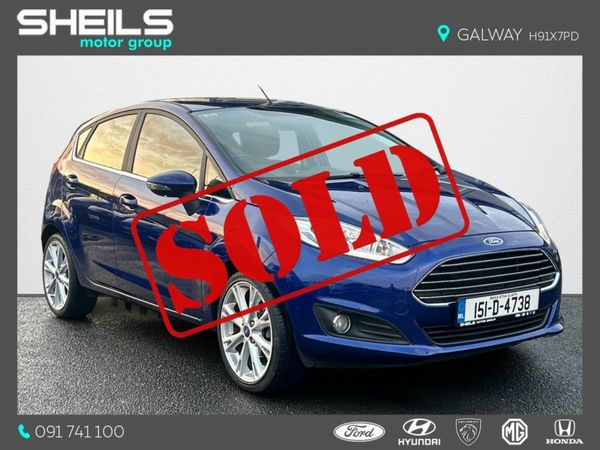 Ford Fiesta Hatchback, Petrol, 2015, Blue