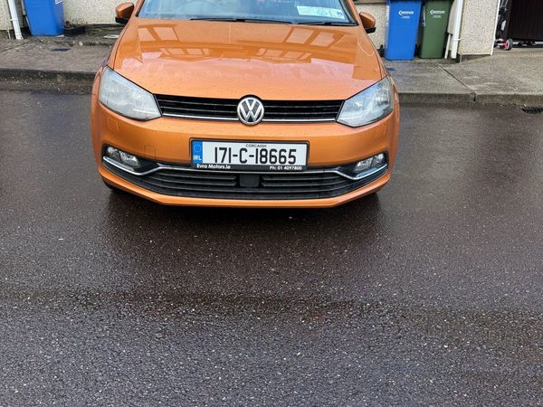 Volkswagen Polo Hatchback, Petrol, 2017, Orange