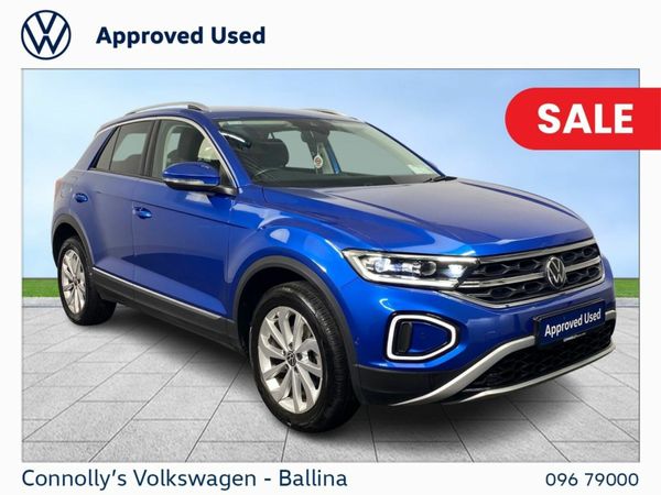 Volkswagen T-Roc SUV, Petrol, 2024, Blue
