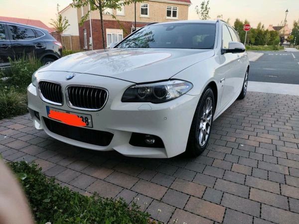BMW 5-Series Estate, Diesel, 2014, White