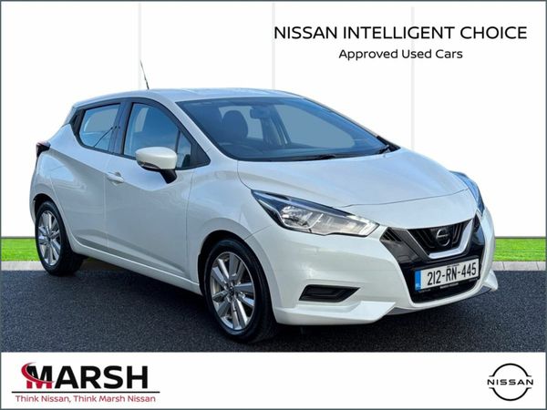 Nissan Micra Hatchback, Petrol, 2021, White