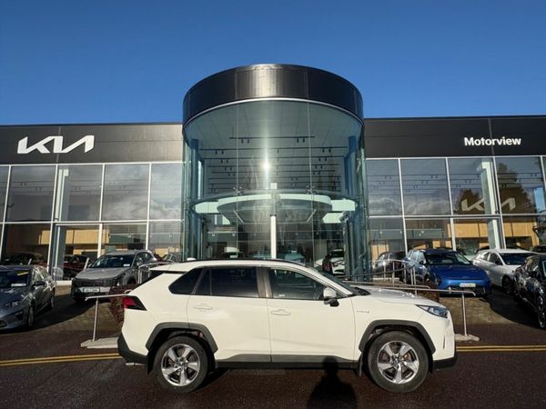 Toyota RAV4 Estate, Petrol Hybrid, 2019, White