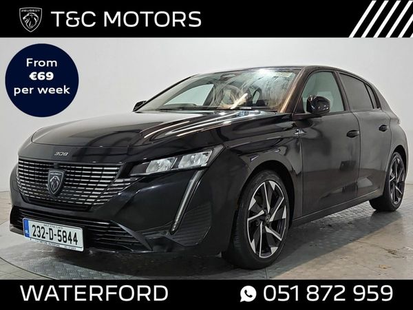 Peugeot 308 Hatchback, Petrol, 2023, Black
