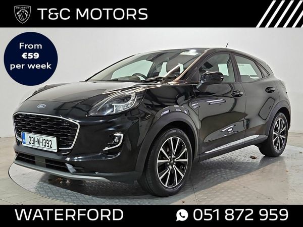 Ford Puma SUV, Petrol Hybrid, 2023, Black