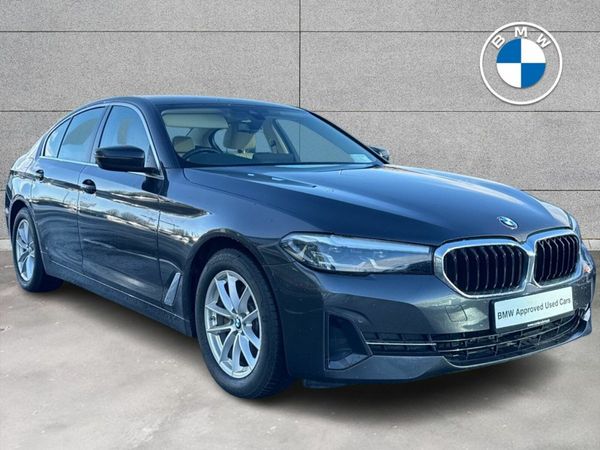 BMW 5-Series Saloon, Diesel Hybrid, 2023, Grey