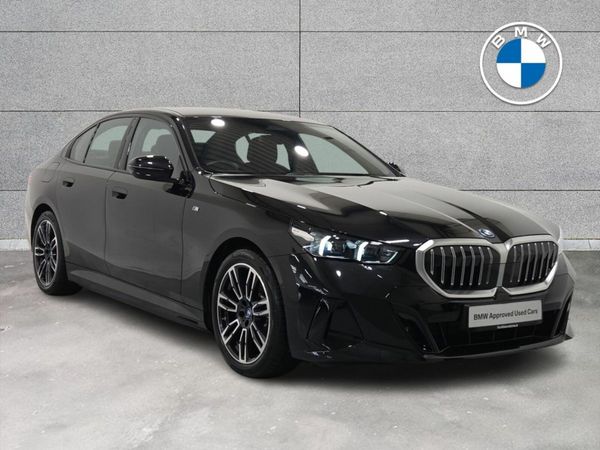 BMW 5-Series Saloon, Petrol Plug-in Hybrid, 2024, Black