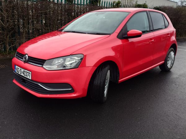 Volkswagen Polo Hatchback, Petrol, 2016, Red