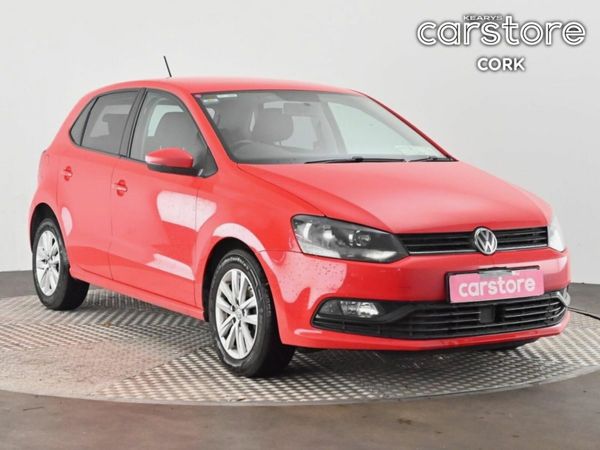 Volkswagen Polo Hatchback, Petrol, 2015, Red