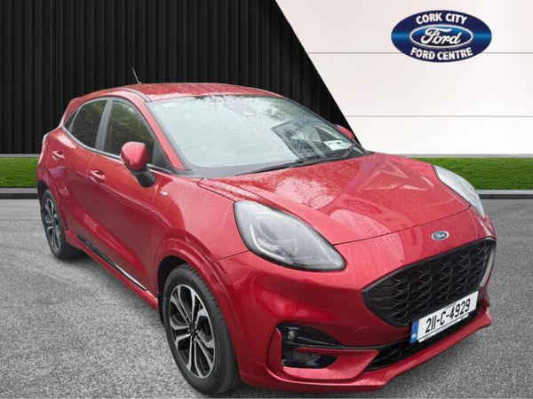 Ford Puma MPV, Petrol Hybrid, 2021, Red
