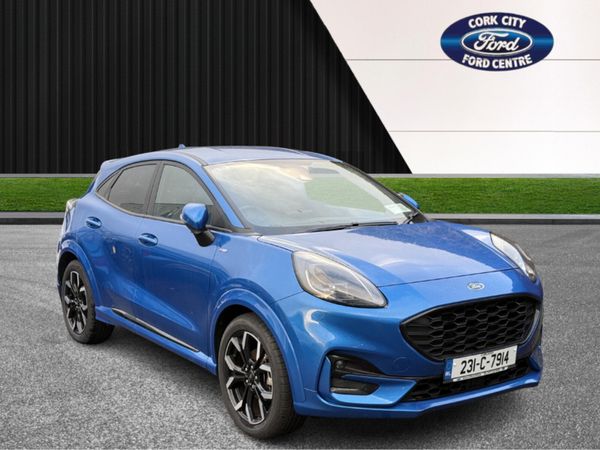 Ford Puma MPV, Petrol Hybrid, 2023, Blue