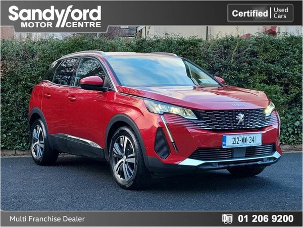 Peugeot 3008 SUV, Diesel, 2021, Red