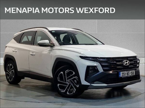 Hyundai Tucson SUV, Petrol Plug-in Hybrid, 2025, White