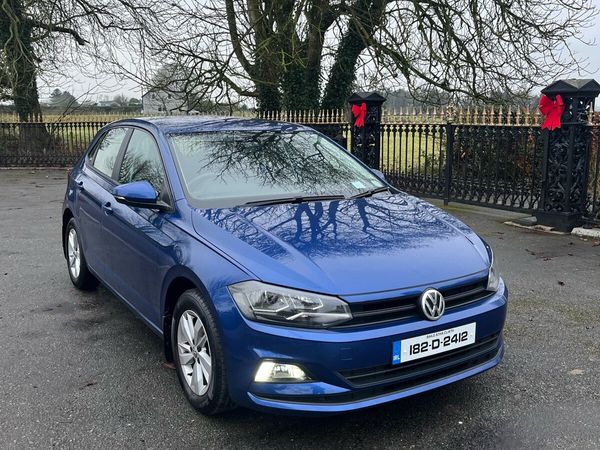 Volkswagen Polo Hatchback, Petrol, 2018, Blue