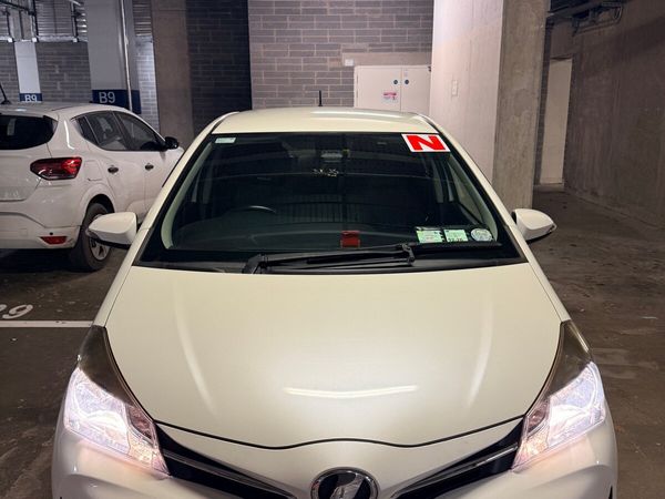 Toyota Vitz Hatchback, Petrol, 2015, White