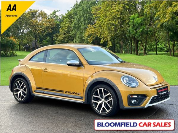 Volkswagen Beetle Hatchback, Petrol, 2016, Gold