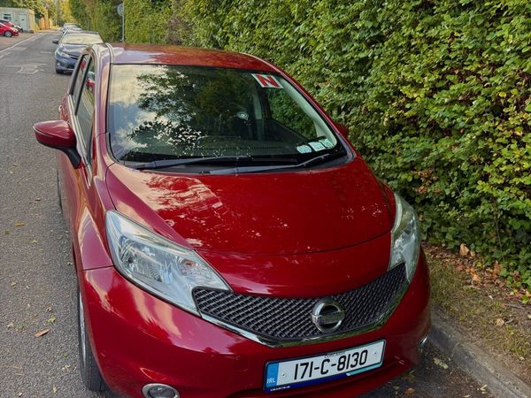 Nissan Note MPV, Petrol, 2017, Red