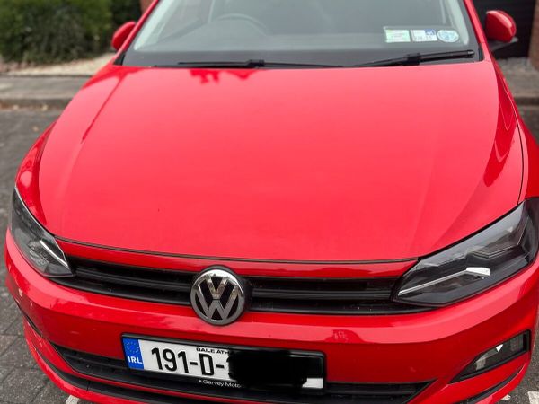 Volkswagen Polo Hatchback, Petrol, 2019, Red