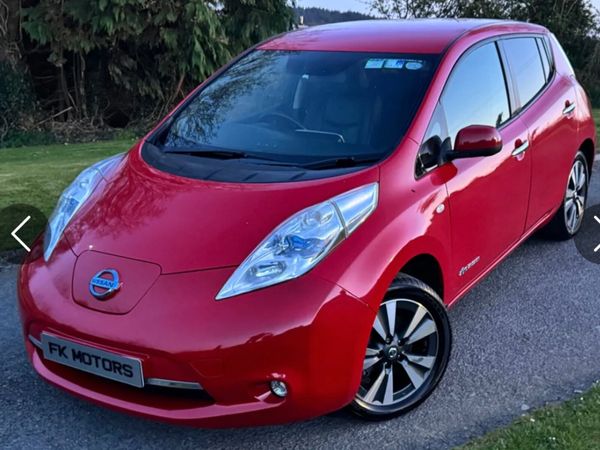Nissan Leaf Hatchback, Electric, 2015, Red