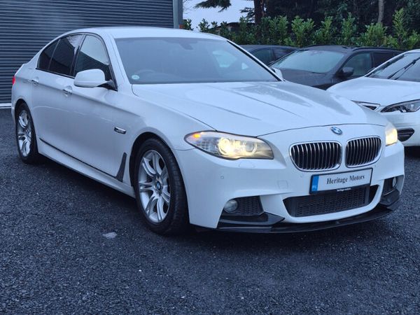 BMW 5-Series Saloon, Diesel, 2013, White