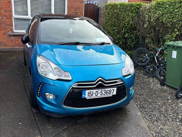 Citroen DS 3 Hatchback, Petrol, 2015, Blue