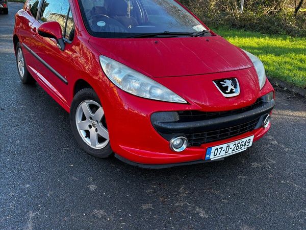 Peugeot 207 Hatchback, Petrol, 2007, Red