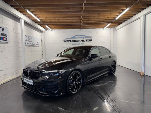 BMW 5-Series Saloon, Diesel Hybrid, 2022, Black