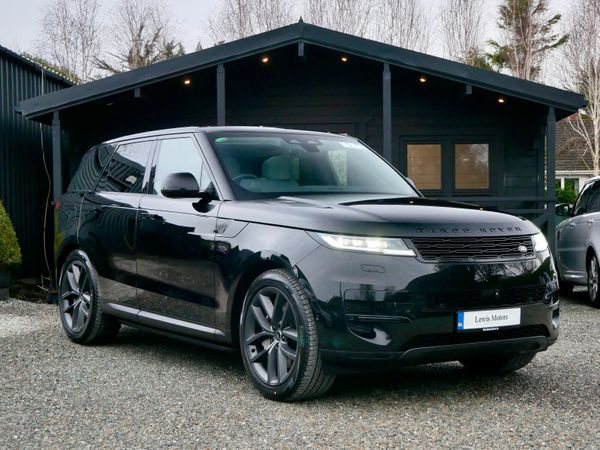 Land Rover Range Rover Sport SUV, Petrol Plug-in Hybrid, 2023, Black